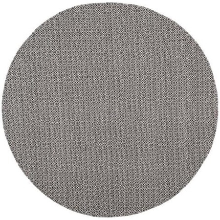 Safavieh 6 x 6 ft. Round Montauk Hand Woven RugIvory & Black MTK717D-6R